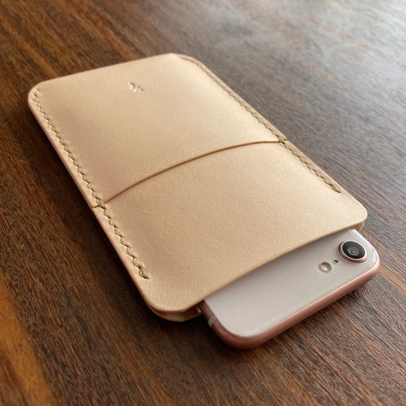 牛皮丨全机型适用手机壳【Spot/すぽっと】手缝 手作 iPhone17 - 手机壳/手机套 - 真皮 咖啡色