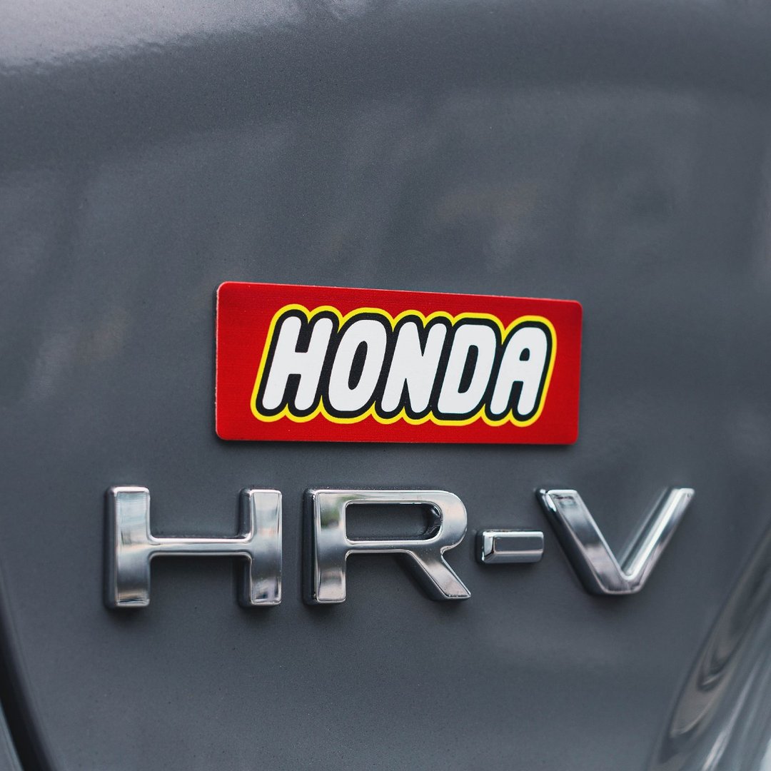 HONDA/TOY/铝牌饰贴 SunBrother孙氏兄弟 - 贴纸 - 铝合金 红色