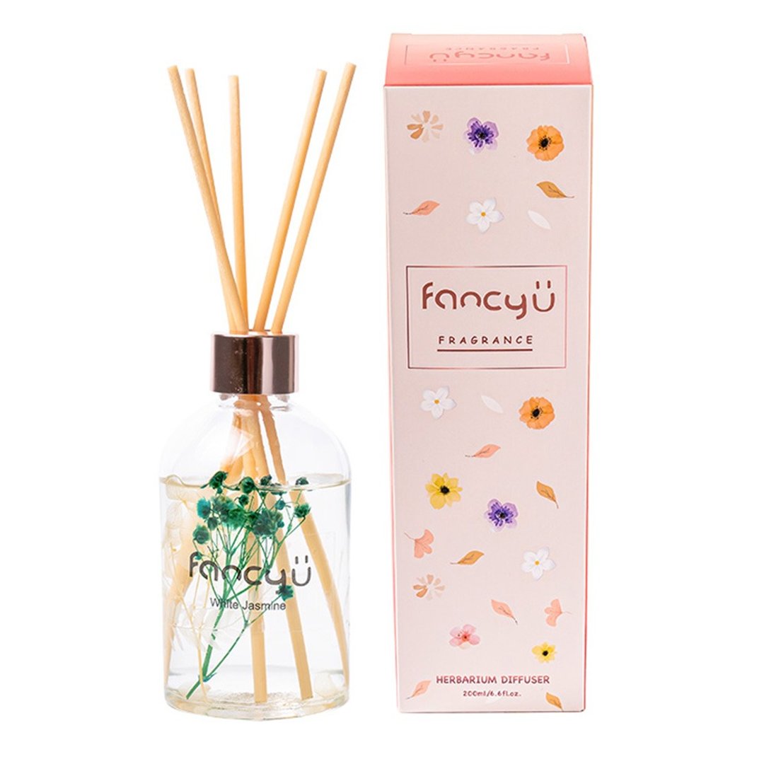 FANCY U浮游花限定款扩香瓶-白茉莉 White Jasmine  200ml - 香薰/精油/线香 - 精油 粉红色