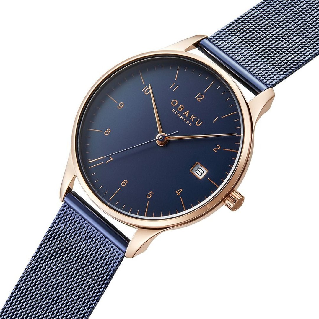 Obaku 蓝-V298LDVLML-33.8mm - 女表 - 不锈钢 多色