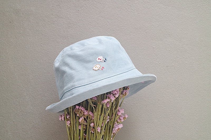 Fried egg  hat - 帽子 - 棉．麻 