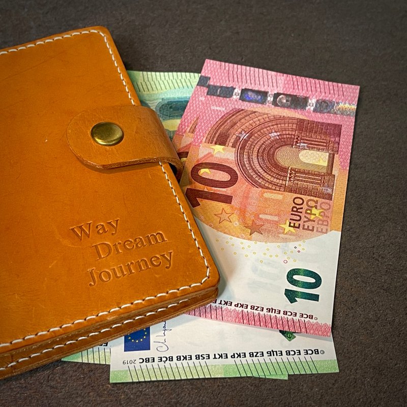 焦糖植鞣 手作皮革护照套 护照夹 可定制 - 护照夹/护照套 - 真皮 