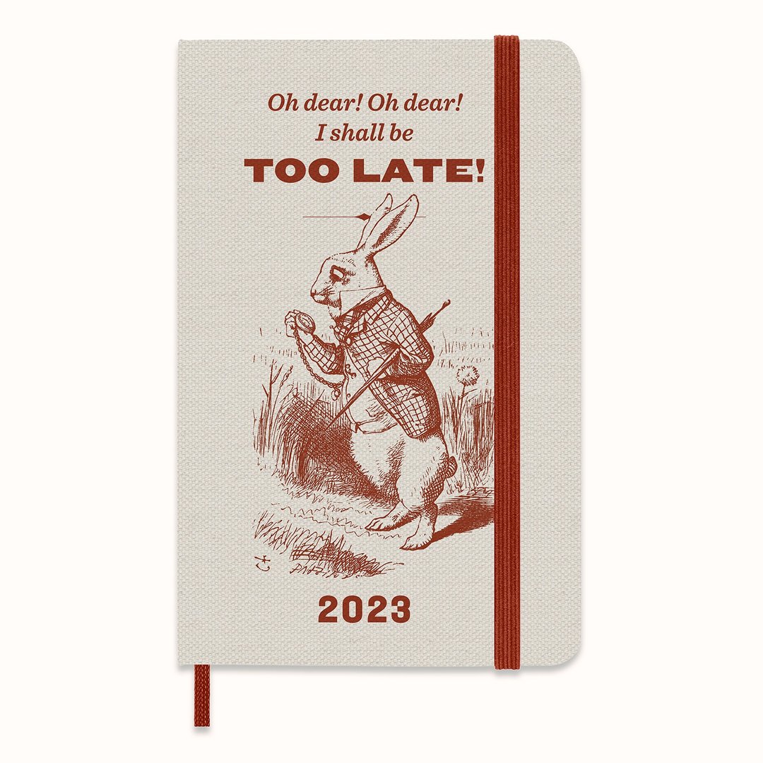 _勿上架_MOLESKINE 2023 爱丽丝限量 周记12M 口袋 白兔 - 笔记本/手帐 - 纸 多色