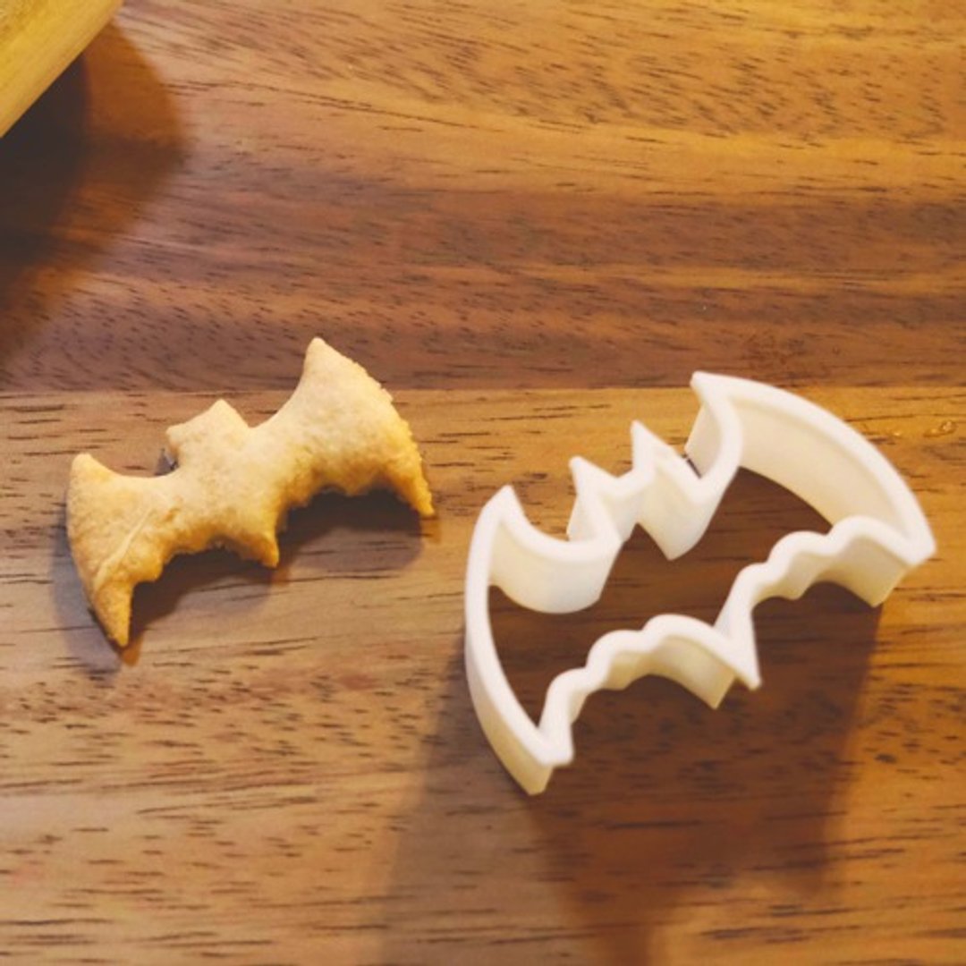 Bat (cookie cutter / cookie type) - 厨房用具 - 木头 