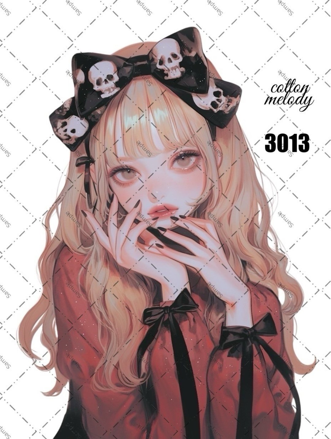 original sticker o.3013 人物贴纸 原创贴纸 cotton melody - 贴纸 - 纸 