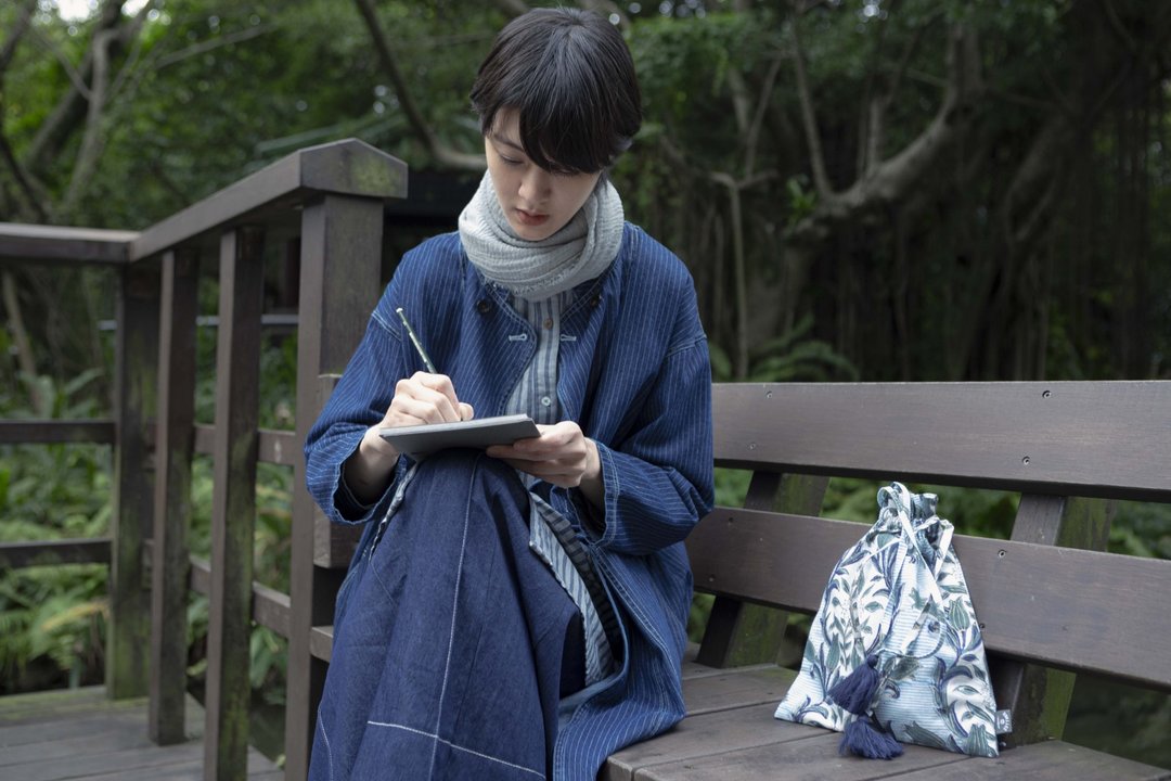 Omake Original / shiki pants - 女装上衣 - 棉 灰色