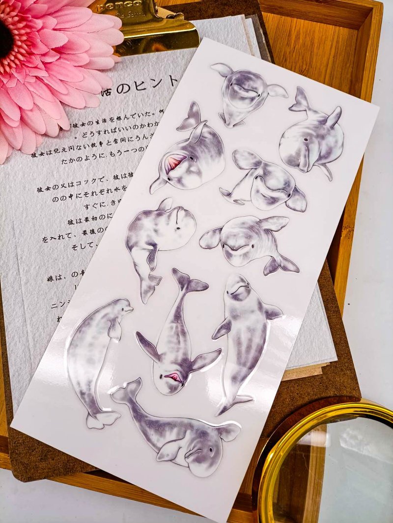 5K070-39_五口美-乾式轉印貼紙_ I am pretty Transfer Stickers - 贴纸 - 其他材质 多色