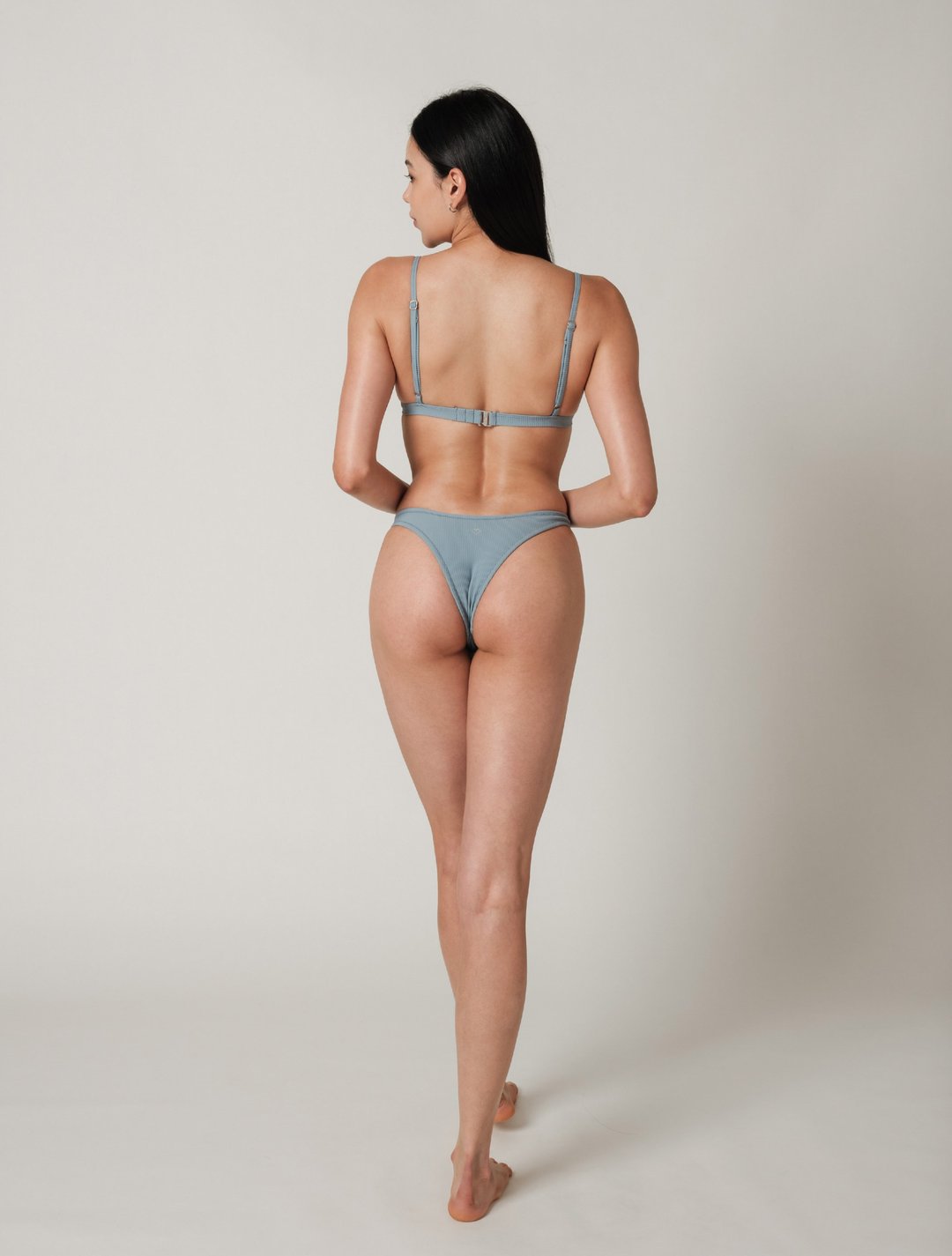 Baby Blue 宝宝蓝 / 微丁美臀勾勾裤 / Bottom - 女装泳衣/比基尼 - 其他材质 蓝色