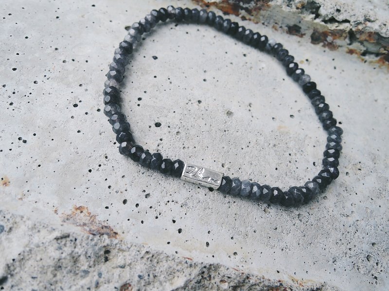 Zhu纯银系列 - 威尼斯的雾 - 手链/手环 - 石头 