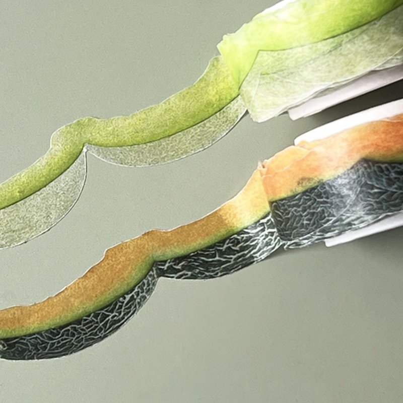 密瓜 - 纸胶带 - 纸 