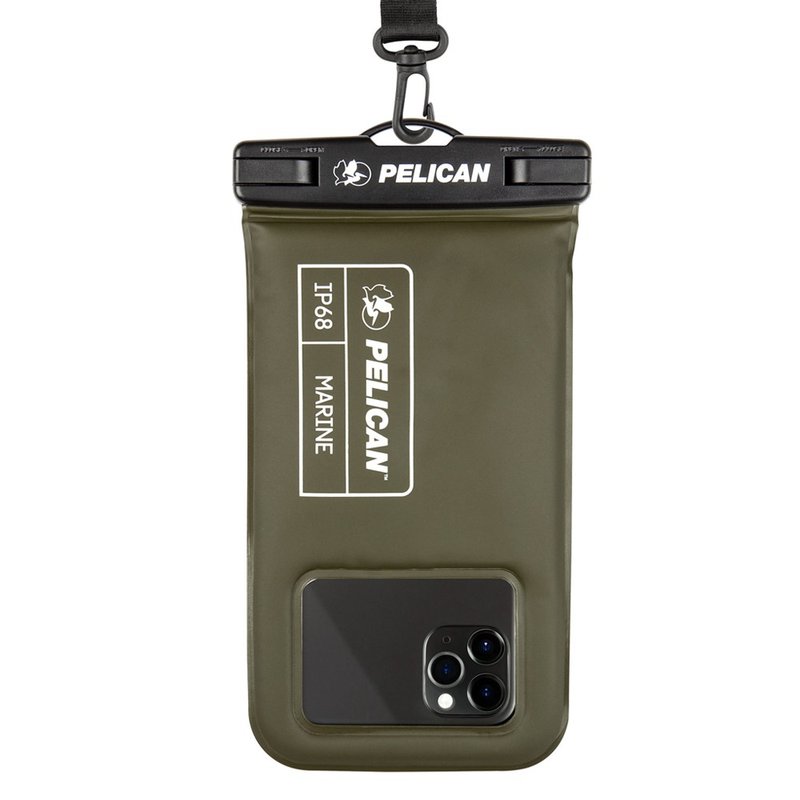 美国 Pelican 派力肯 Marine 陆战队防水飘浮手机袋 - 军绿色 - 手机配件 - 其他材质 