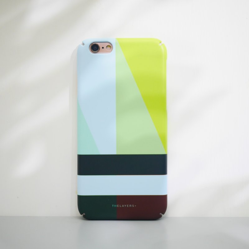 简约拼接 | 定制化印名字 MELON Phone case 刻字订制原创保护套 - 手机壳/手机套 - 塑料 绿色