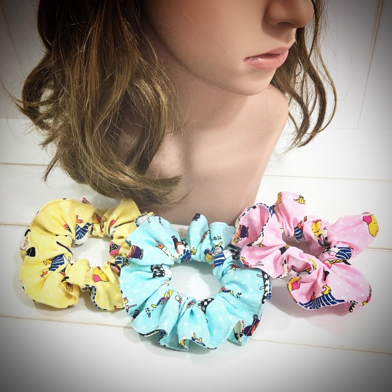 | •R• | 全新 | 和风物语X大肠发圈 | 日本走春 - 发饰 - 棉．麻 