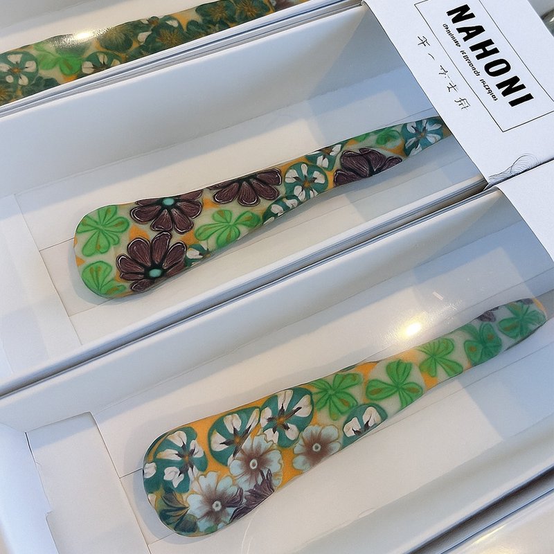 花影餐趣 | 手工软陶汤匙 - 餐刀/叉/匙组合 - 陶 