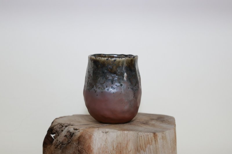 柴烧握杯/水杯/品茗杯/150ml/泷间拾光 - 茶具/茶杯 - 陶 