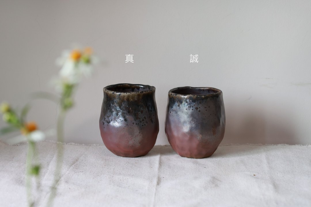 柴烧握杯/水杯/品茗杯/150ml/泷间拾光 - 茶具/茶杯 - 陶 