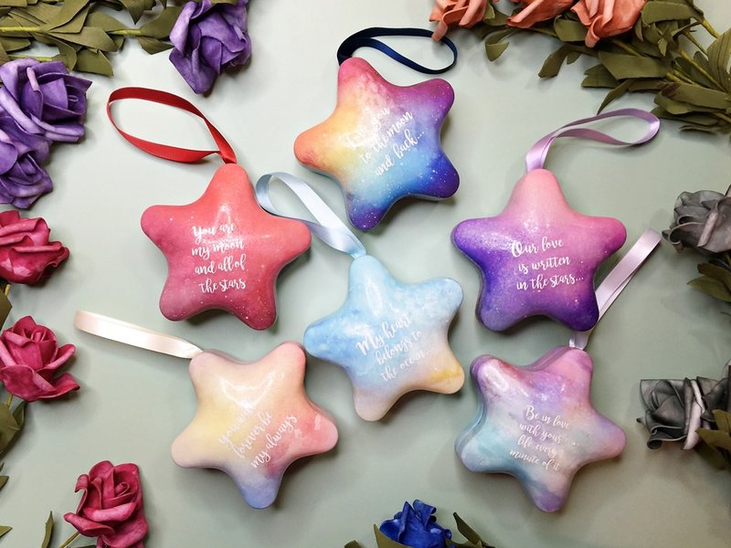 【24h出货】许愿星礼盒小熊精油皂 ∣送礼物袋 迷你卡片 圣诞礼物 - 肥皂/手工皂 - 其他材质 