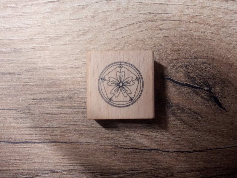 老屋窗花印章-樱花 - 印章/印台 - 木头 