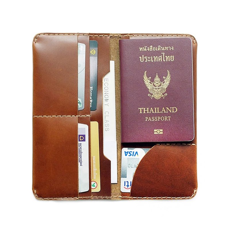 Smart Wallet Passport Holder Multi purpose - 护照夹/护照套 - 真皮 