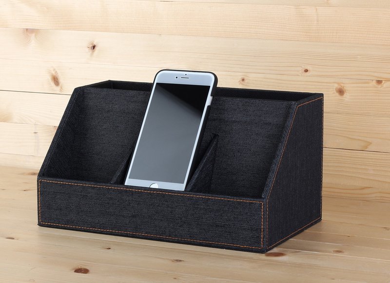 丹宁手机充电盒 - 收纳用品 - 其他材质 蓝色