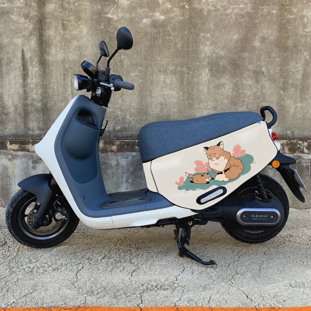 Gogoro 防刮车套 Ai1 Ai3 UR2 日系猫 可改背景底色 - 其他 - 聚酯纤维 