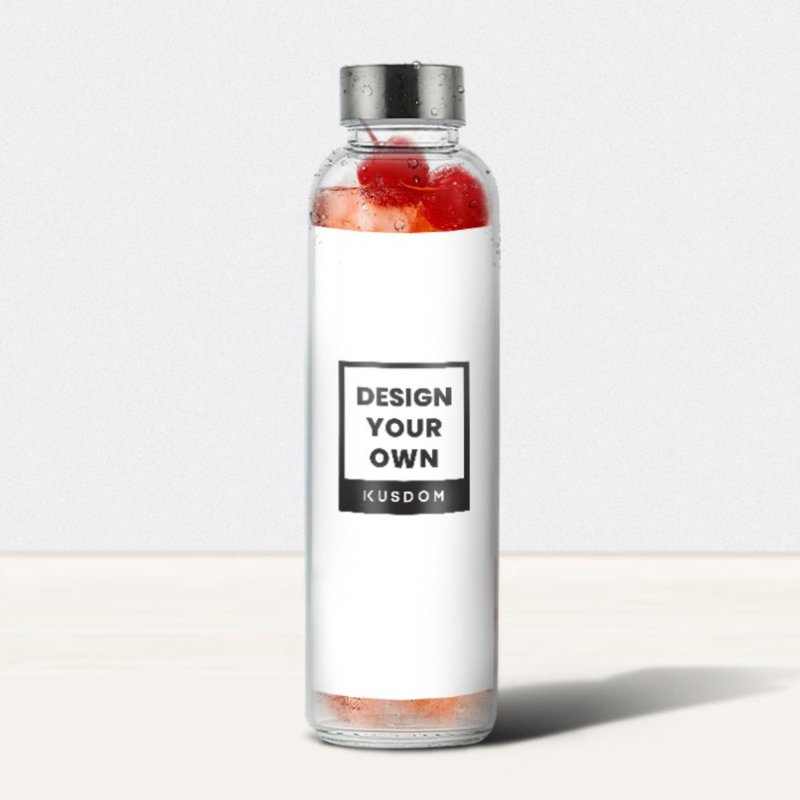 【定制化礼物】长身玻璃瓶│环保/水瓶/玻璃瓶/水壶/餐具 - 茶具/茶杯 - 玻璃 透明