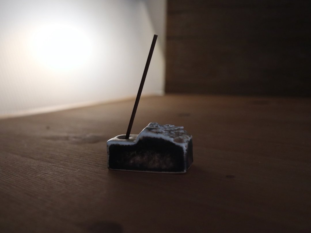 线香座_103 - 蜡烛/烛台 - 瓷 咖啡色