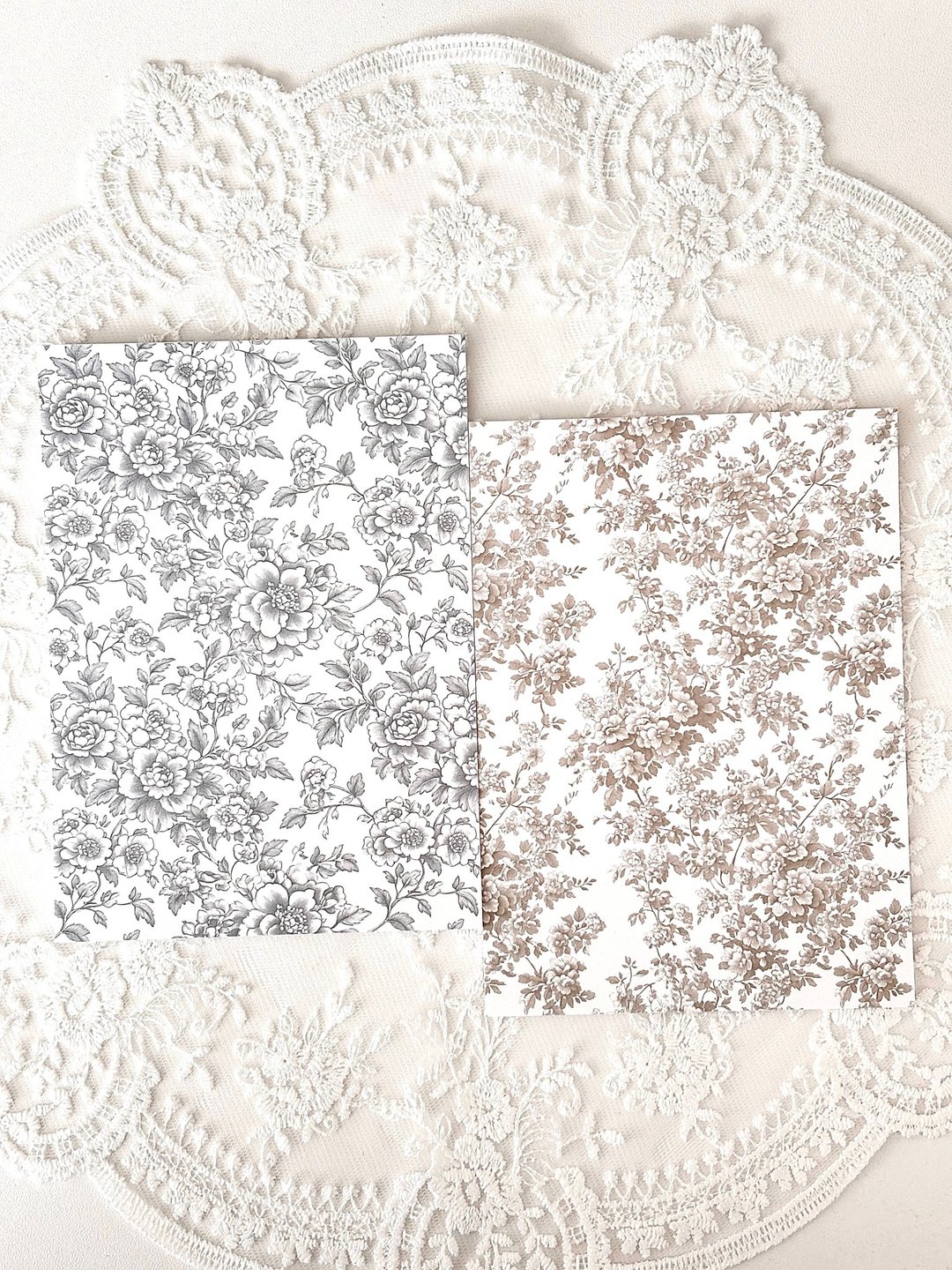 Toile 碎花memo pad - 便条纸/标签贴 - 纸 