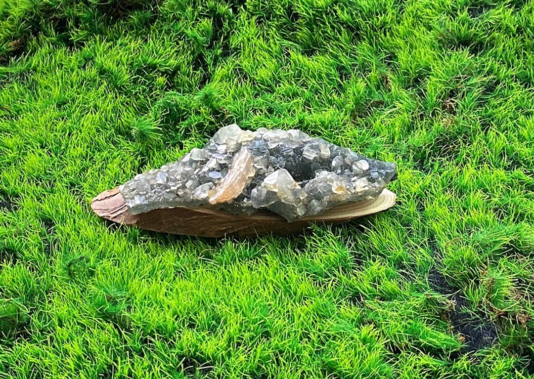 天然原矿能量鱼眼石共生沸石 消磁净化 疗愈 开运 净化 - 摆饰 - 水晶 多色