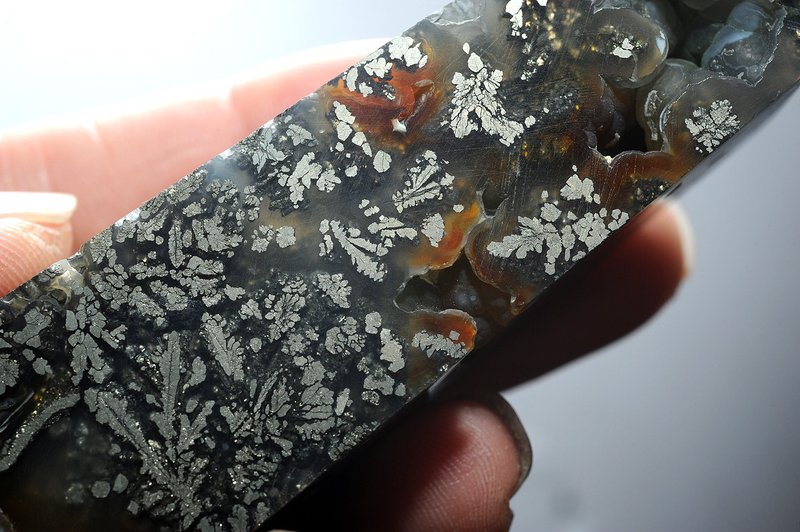 黄铁矿玛瑙共生柱 水晶 灵修 招财 破煞 防小人a2 - 摆饰 - 宝石 