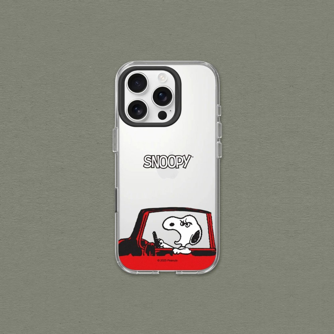 Clear透明防摔手机壳∣Snoopy史努比/路怒症 for iPhone - 手机壳/手机套 - 塑料 透明
