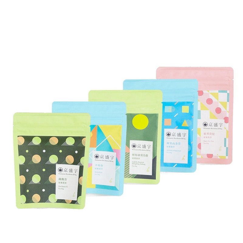 京盛宇 【茶包】五款随行包套组 共35入茶包(品味台湾好茶) - 茶 - 新鲜食材 