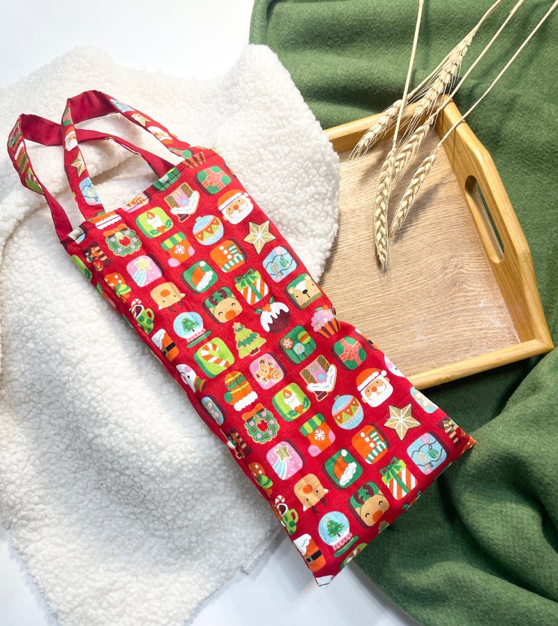 圣诞风礼物袋 - 手提包/手提袋 - 棉．麻 多色