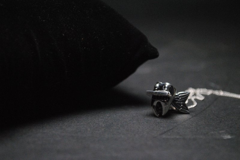 STROS/手作银饰/项链/牙仙子 - 项链 - 纯银 银色