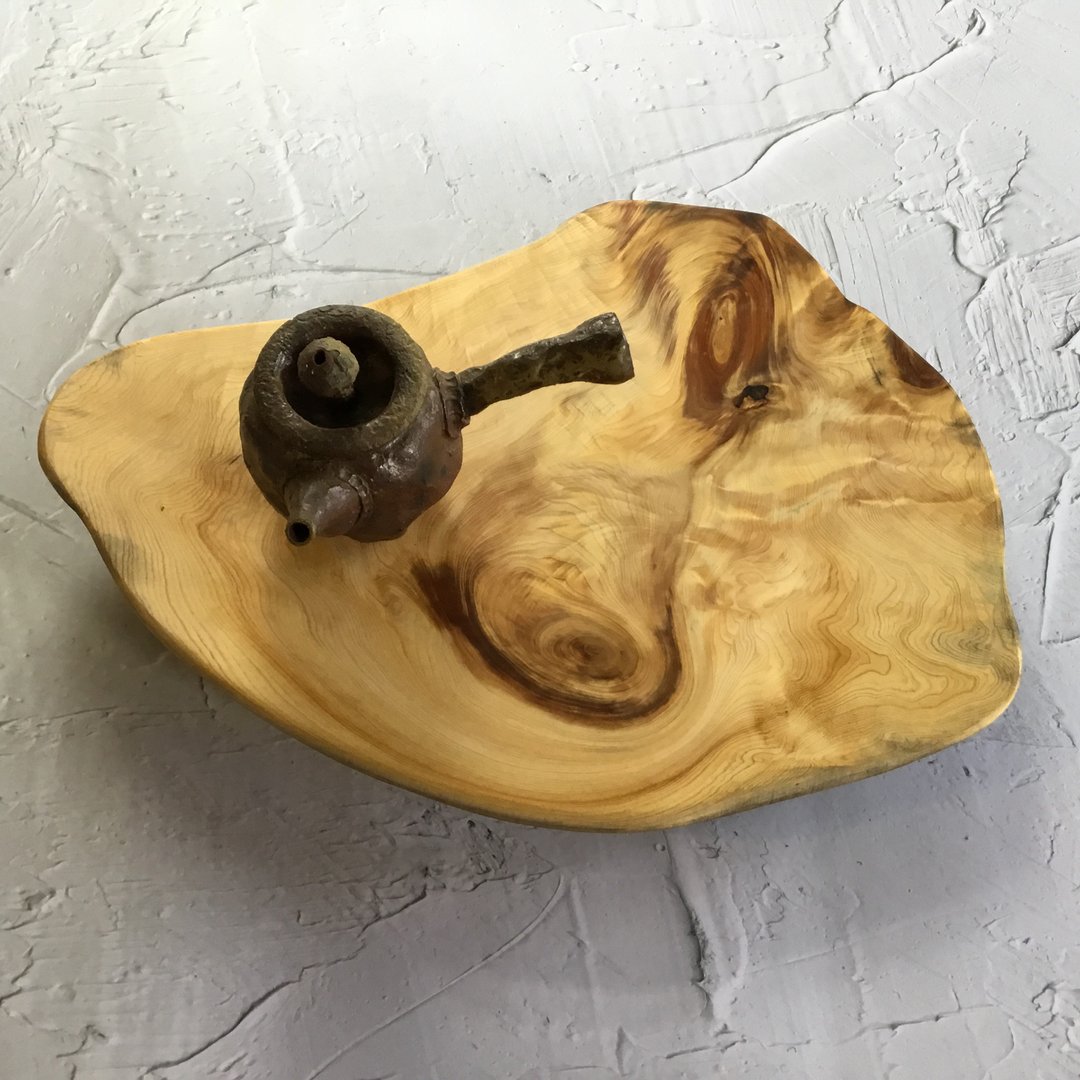 台湾桧木闻香展台 编号 S12 - 摆饰 - 木头 咖啡色