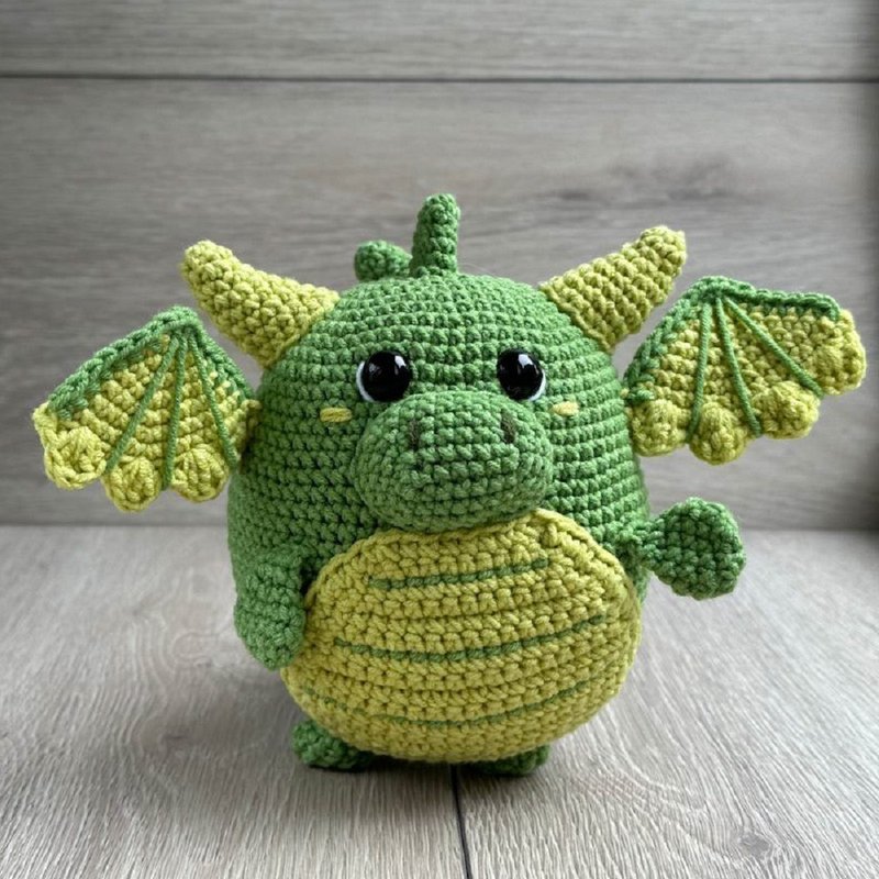 龙，毛绒恐龙玩具，绿龙，恐龙，龙主题，恐龙主题 - 玩具/玩偶 - 其他材质 