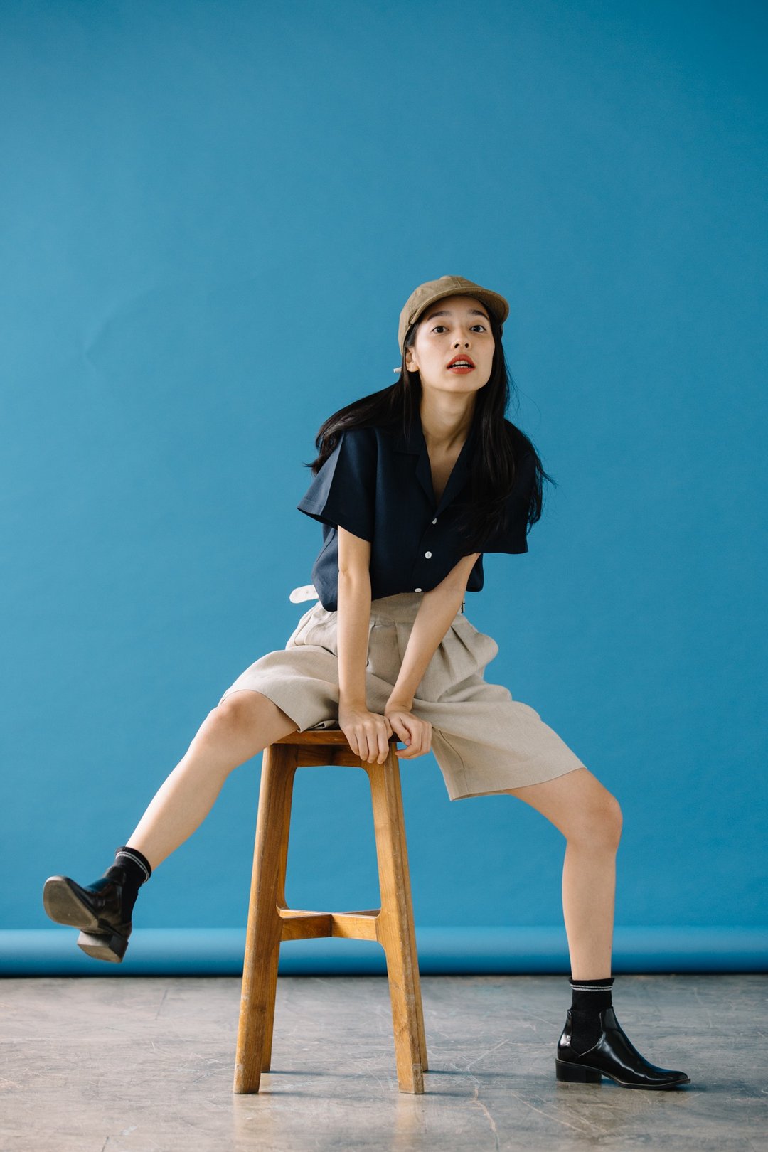 【Off-Season Sales】Gurkha linen pants in Natural - 女装长裤 - 棉 卡其色