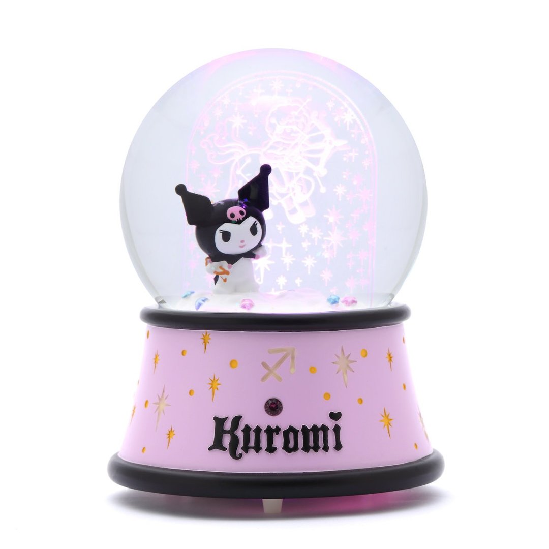 Kuromi 射手座 水晶球音乐盒 生日 情人节 礼物 - 摆饰 - 玻璃 