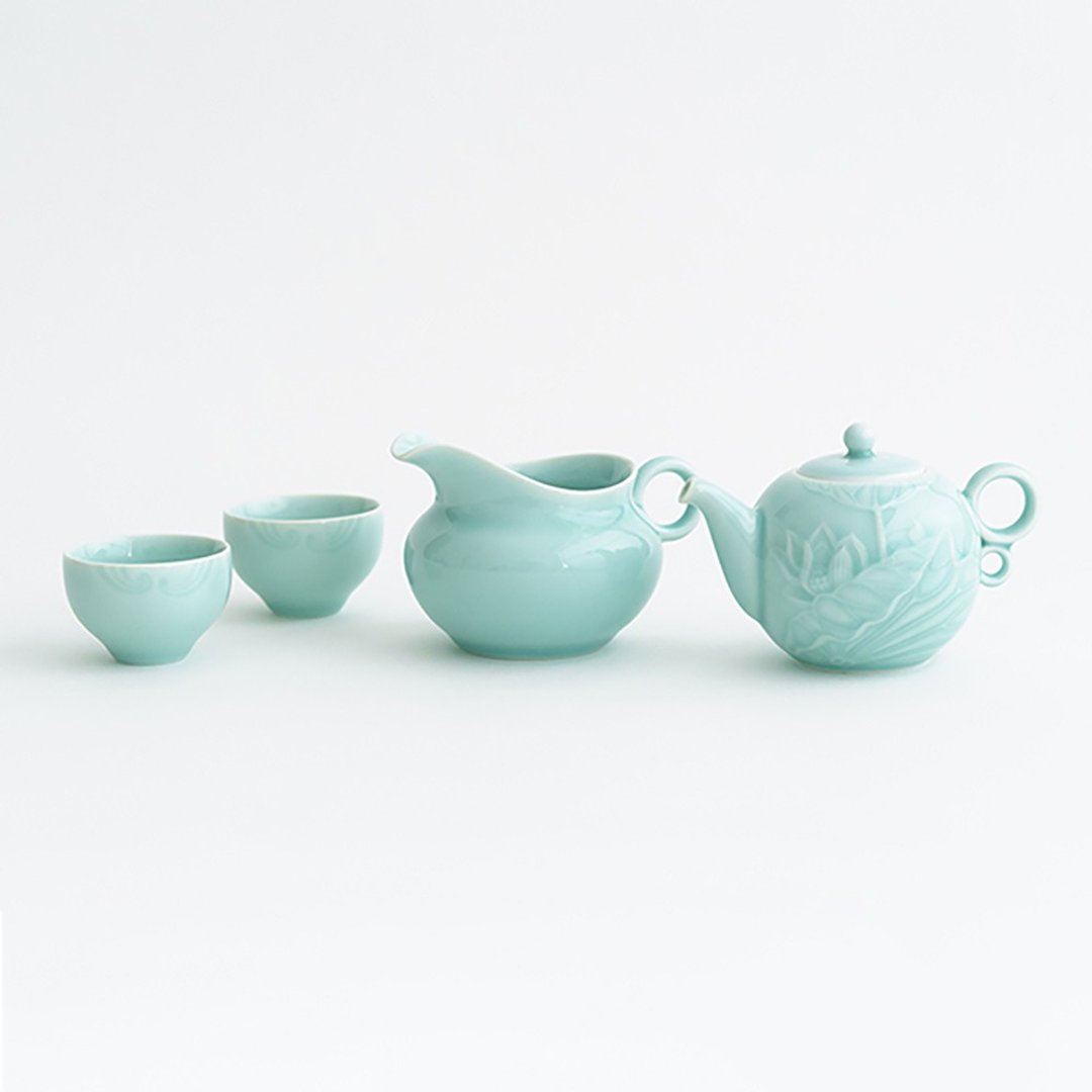 青瓷-圆满茶具N - 茶具/茶杯 - 瓷 绿色