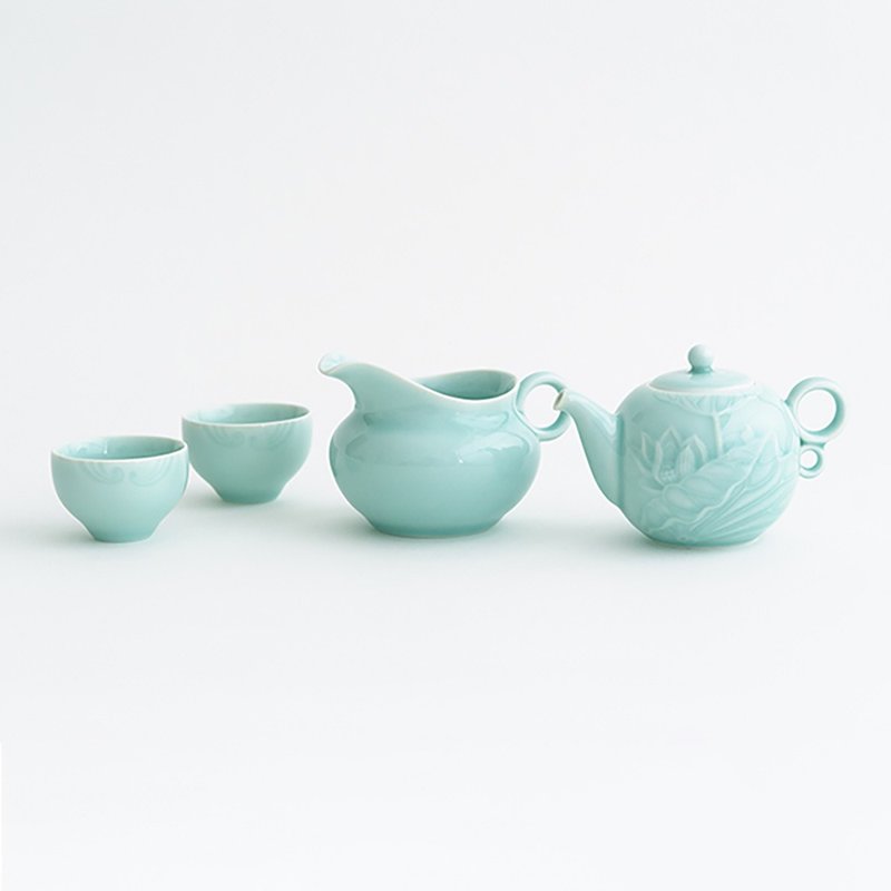 青瓷-圆满茶具N - 茶具/茶杯 - 瓷 绿色