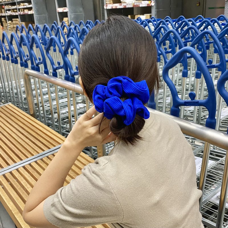 Blue scrunchies - (KHLEUN) - 发饰 - 其他材质 蓝色