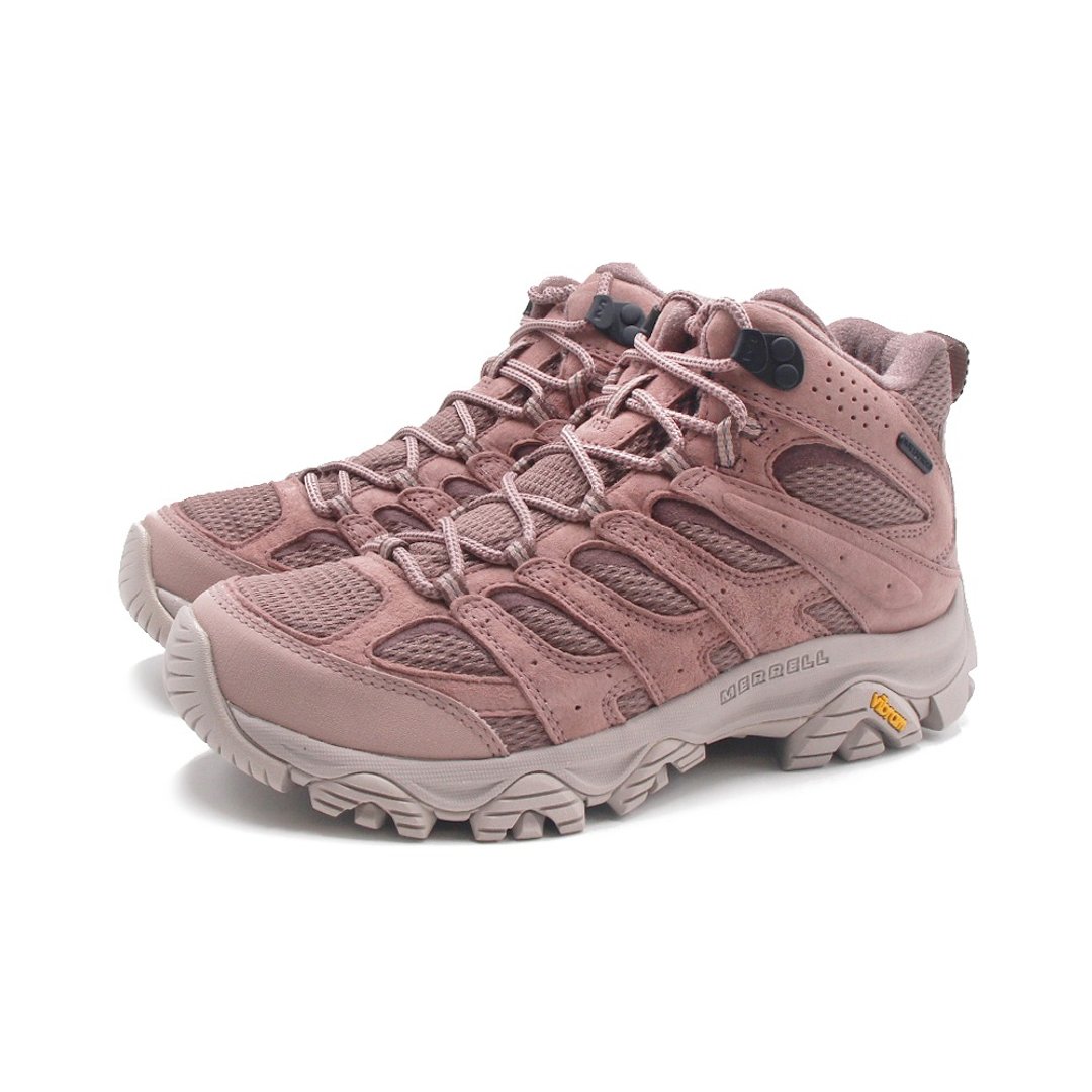 MERRELL MOAB 3 MID WATERPROOF中筒防泼水登山健行鞋 女鞋-藕粉 - 女款运动鞋/球鞋 - 其他材质 