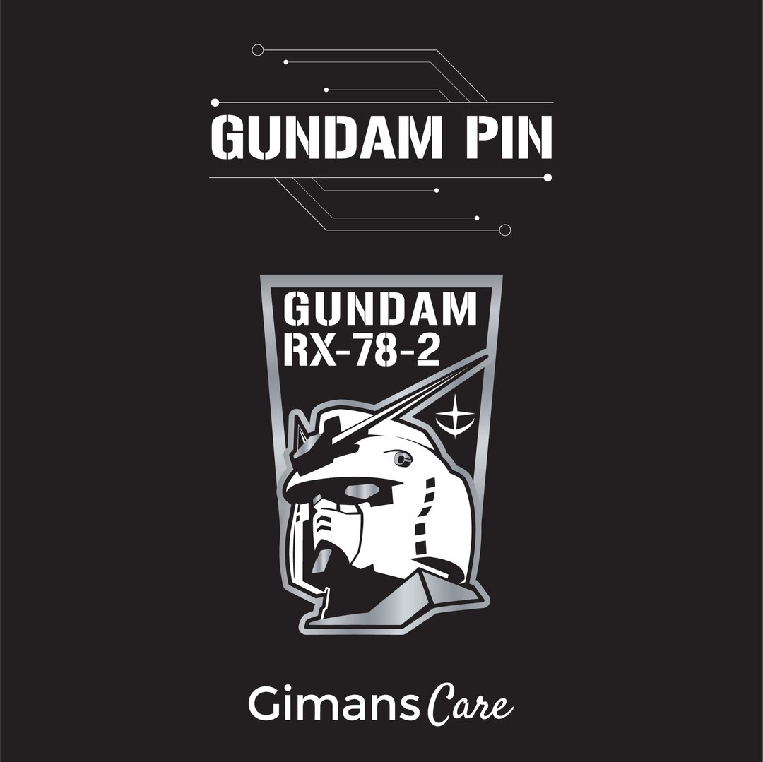 机动战士高达金属徽章系列 RX-78-2 高达(黑魂) - 徽章/别针 - 其他金属 