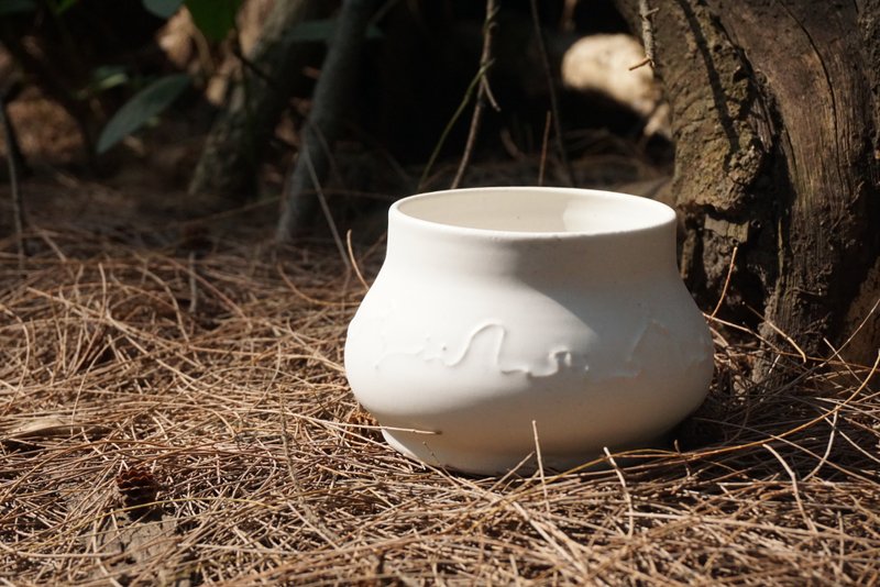 no.2224 none'I 盆器 - 花瓶/陶器 - 陶 