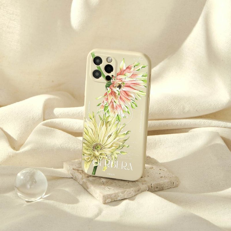 浪花花艺暖阳卷边菊全包iPhone手机壳 - 手机壳/手机套 - 硅胶 多色