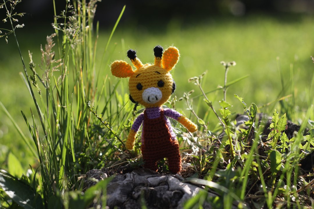 Crochet giraffe, Crochet giraffe Stuffed toy, giraffe toy,  knitted giraffe - 玩具/玩偶 - 羊毛 