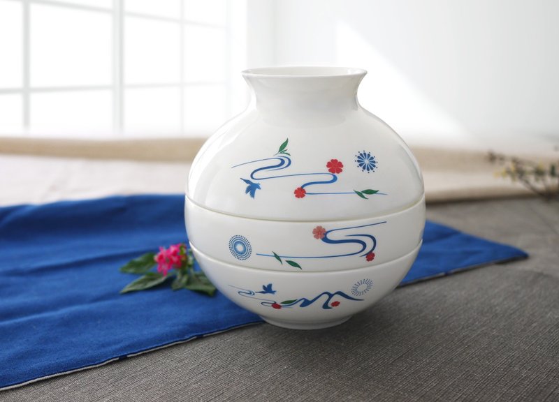 花鸟风月 - 餐刀/叉/匙组合 - 瓷 白色