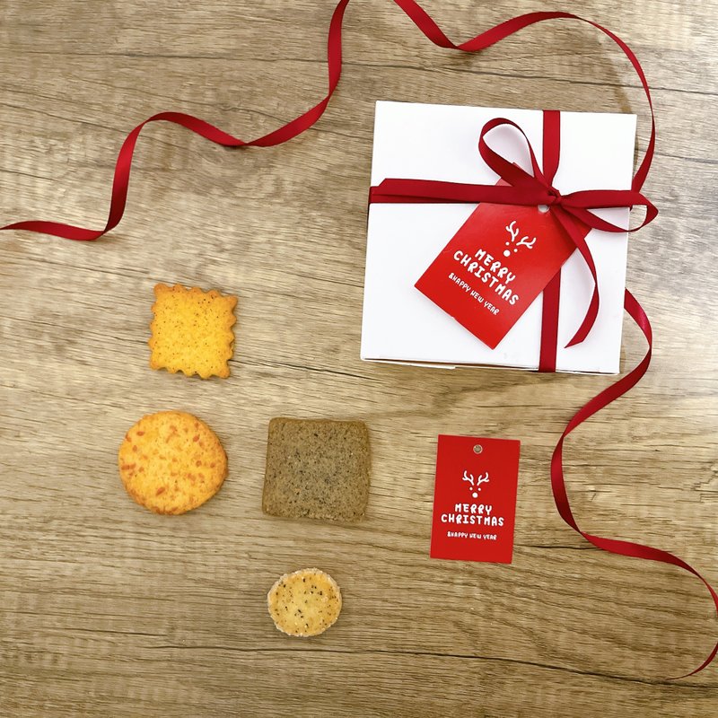 【圣诞点心盒】红鼻子礼盒 | 手工饼干 | 点心盒 | 交换礼物 - 手工饼干 - 新鲜食材 