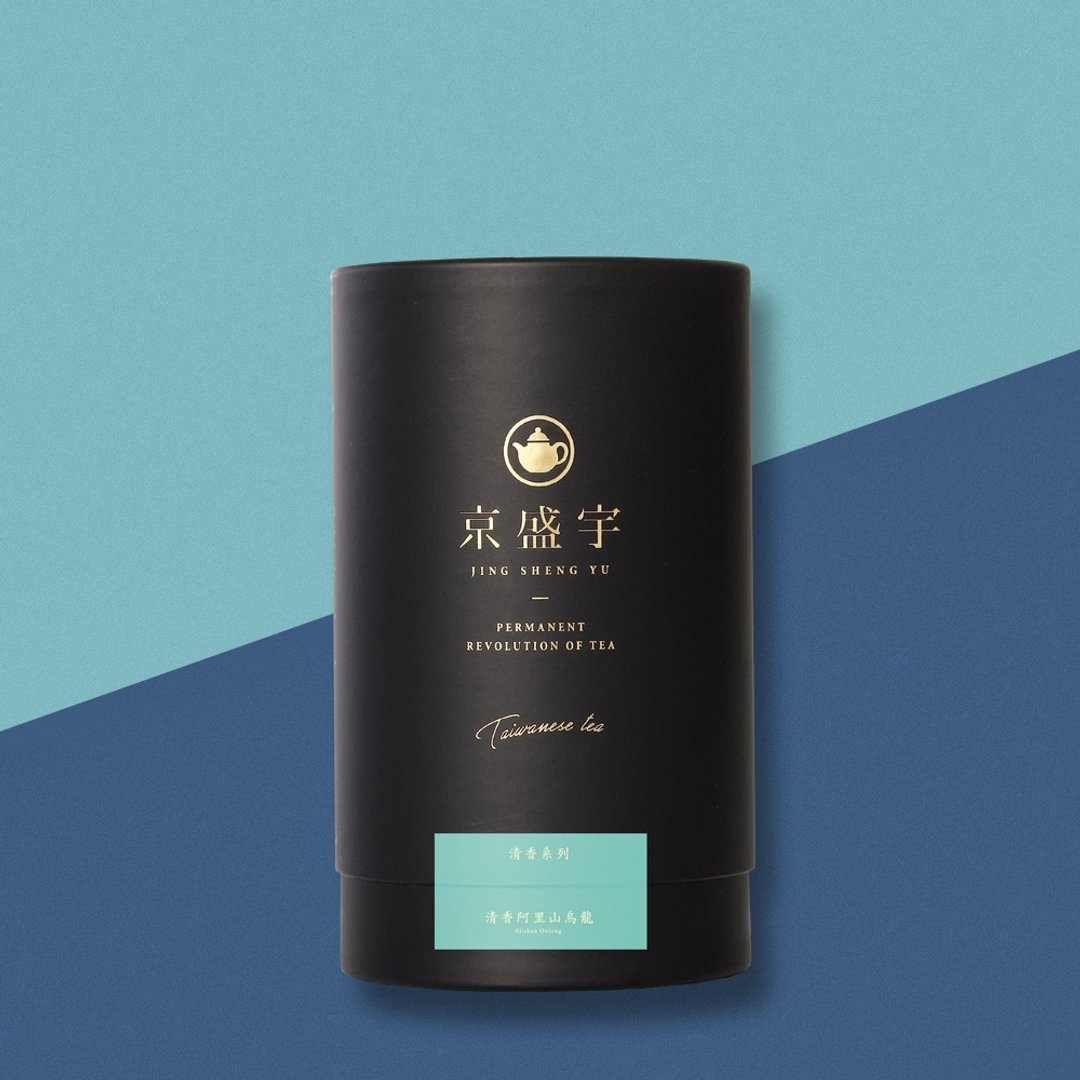 京盛宇【茶叶】清香阿里山乌龙200g-品味罐 - 茶 - 新鲜食材 蓝色