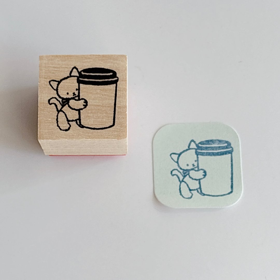 杯子与猫咪 印章 2020 - 印章/印台 - 橡胶 